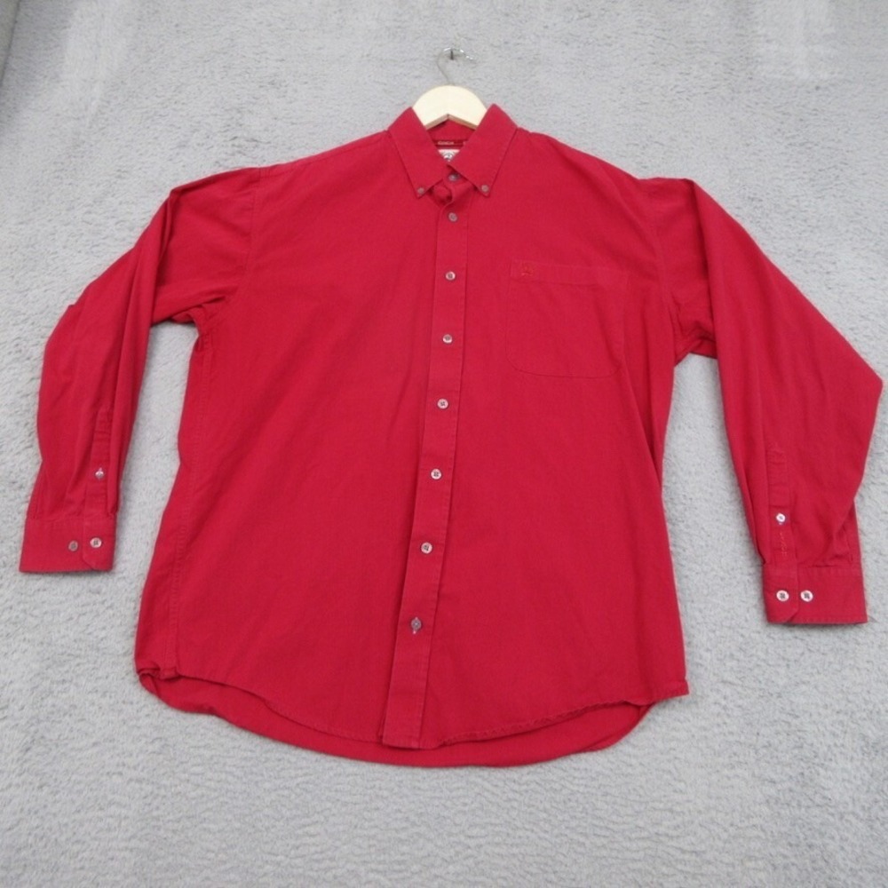 Cinch Shirt Men M Red Western Cowboycore Workwear‎ Outdoorwear Rodeo Americana